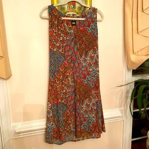 Anne Klein sleeveless dress v neck sz 10